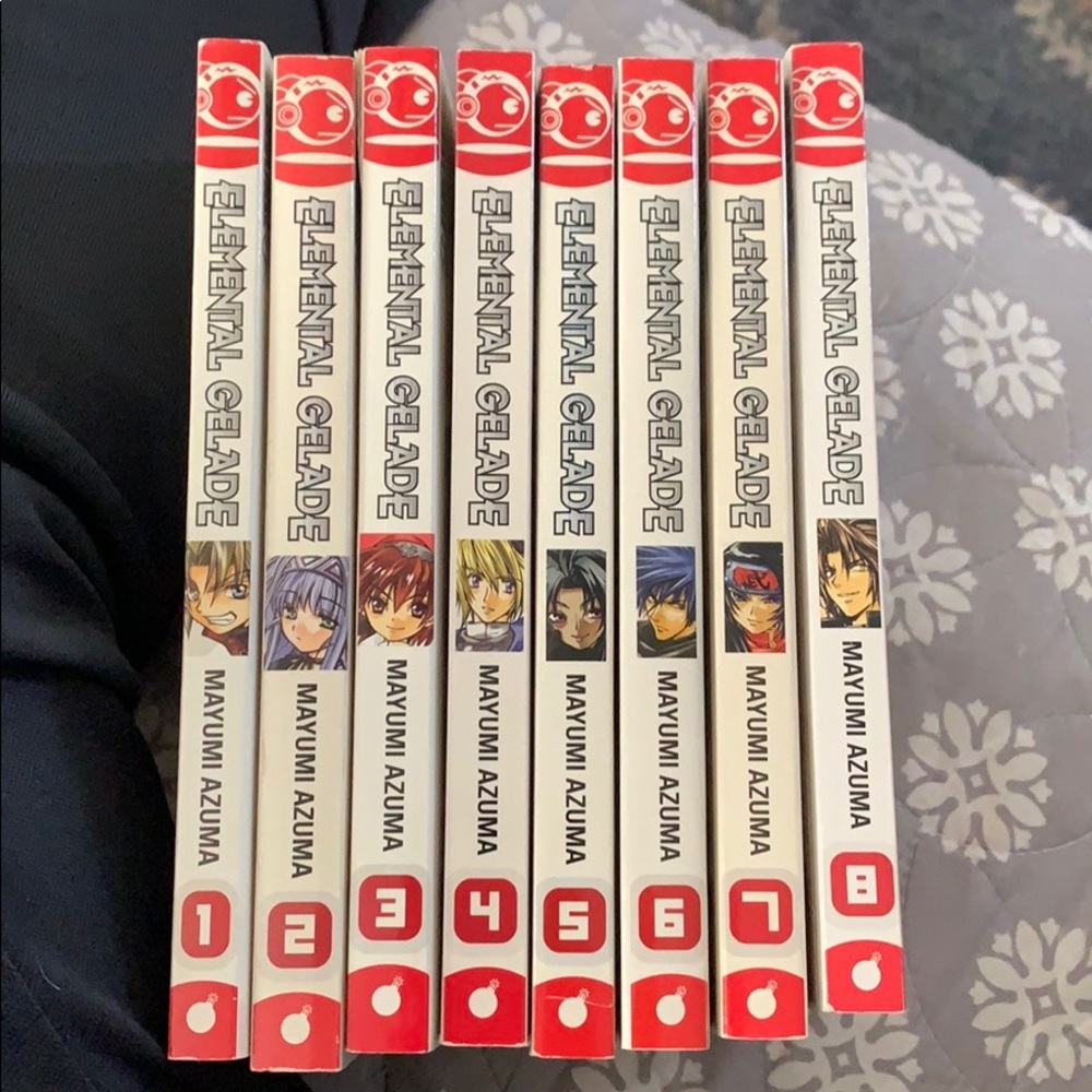 Elemental Gelade Manga 8 books